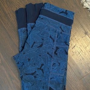 Athleta Blue Leggings